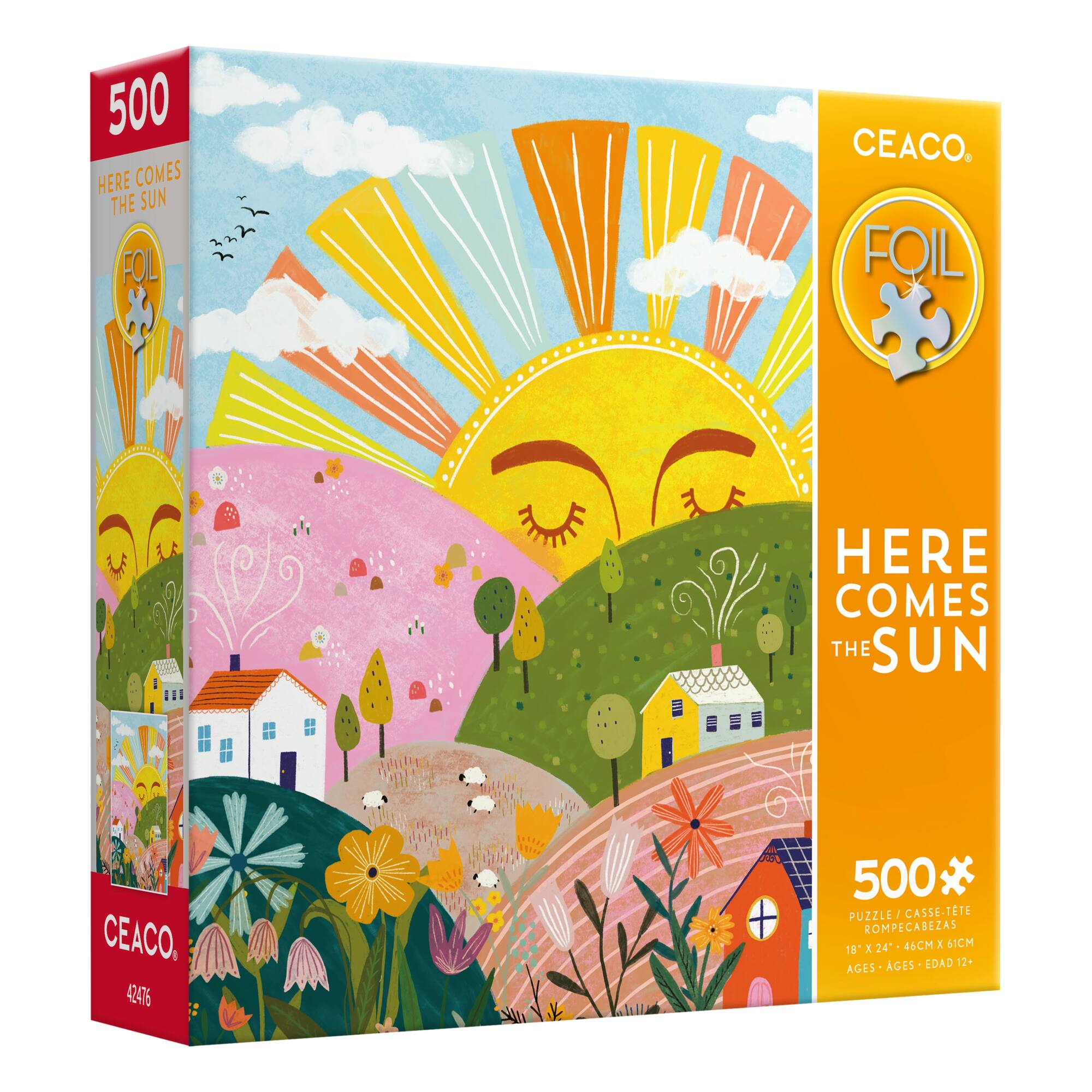Assorted Foil 500 Piece Puzzle
